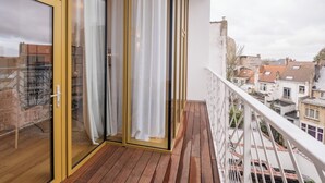 Appartement, 1 slaapkamer, balkon, uitzicht op tuin | Balkon