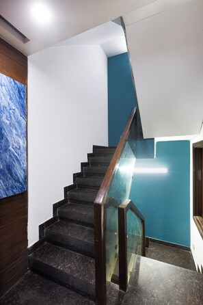 Living area - The Bed and Rock (New Delhi)