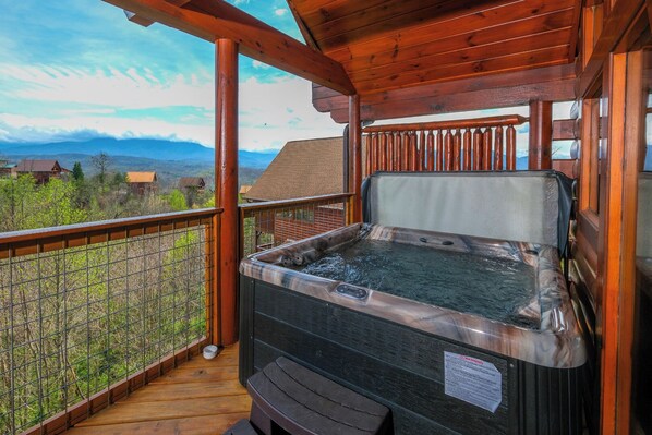 Baignoire à remous extérieure