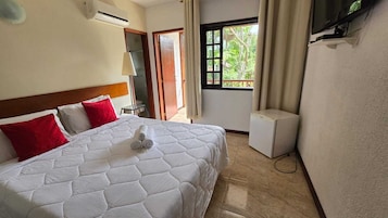 Suíte Premium Dupla | Hypo-allergenic bedding available, WiFi (free), bed sheets