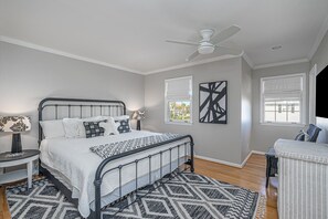 4 bedrooms, iron/ironing board, free WiFi, bed sheets - Stunning Home w/ Boardwalk to Beach + Views of Ocean by Tybee Cottages (Tybee Island)