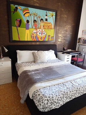 1 makuuhuone, silitysrauta/-lauta, Wi-Fi, vuodevaatteet