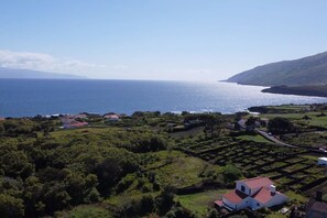 A coastal village with houses and terraced fields. - Liiiving in A Ores - Ocean View House (Sao Roque do Pico)