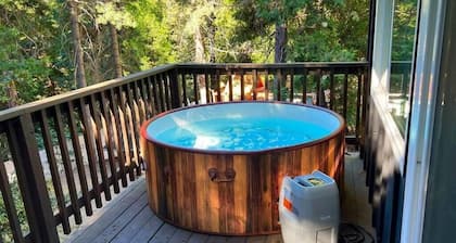 Beautiful Renovated Cozy Forest Home in Crestline with Hot Tub