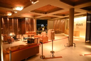 Sitteområde i lobbyen