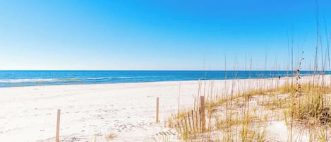 Una spiaggia nelle vicinanze