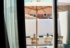 Superior Quadruple Room, Courtyard View (Agata) | Blackout curtains, soundproofing, iron/ironing board, free WiFi - Holiday Lux Boutique Room (Catania)