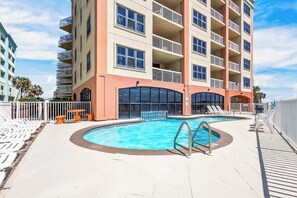 Indoor pool, a heated pool