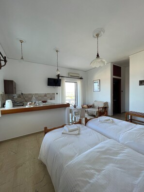 Living area - Aeolos Apartments (Platanias)