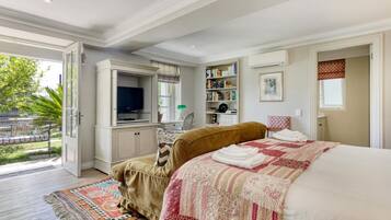 1 bedroom, desk, iron/ironing board