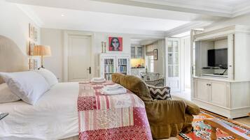 1 bedroom, desk, iron/ironing board