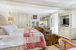 1 bedroom, desk, iron/ironing board