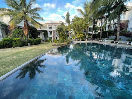 Pool. Magnificent 3 Bedroom Penthouse in Azuri Mauritius