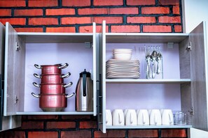 Comfort Apartment, 2 Bedrooms, Smoking, City View | Private kitchen | Coffee/tea maker - Kadoo Travels (Kigali)