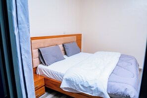 Comfort Apartment, 2 Bedrooms, Smoking, City View | 2 bedrooms, free WiFi, bed sheets - Kadoo Travels (Kigali)