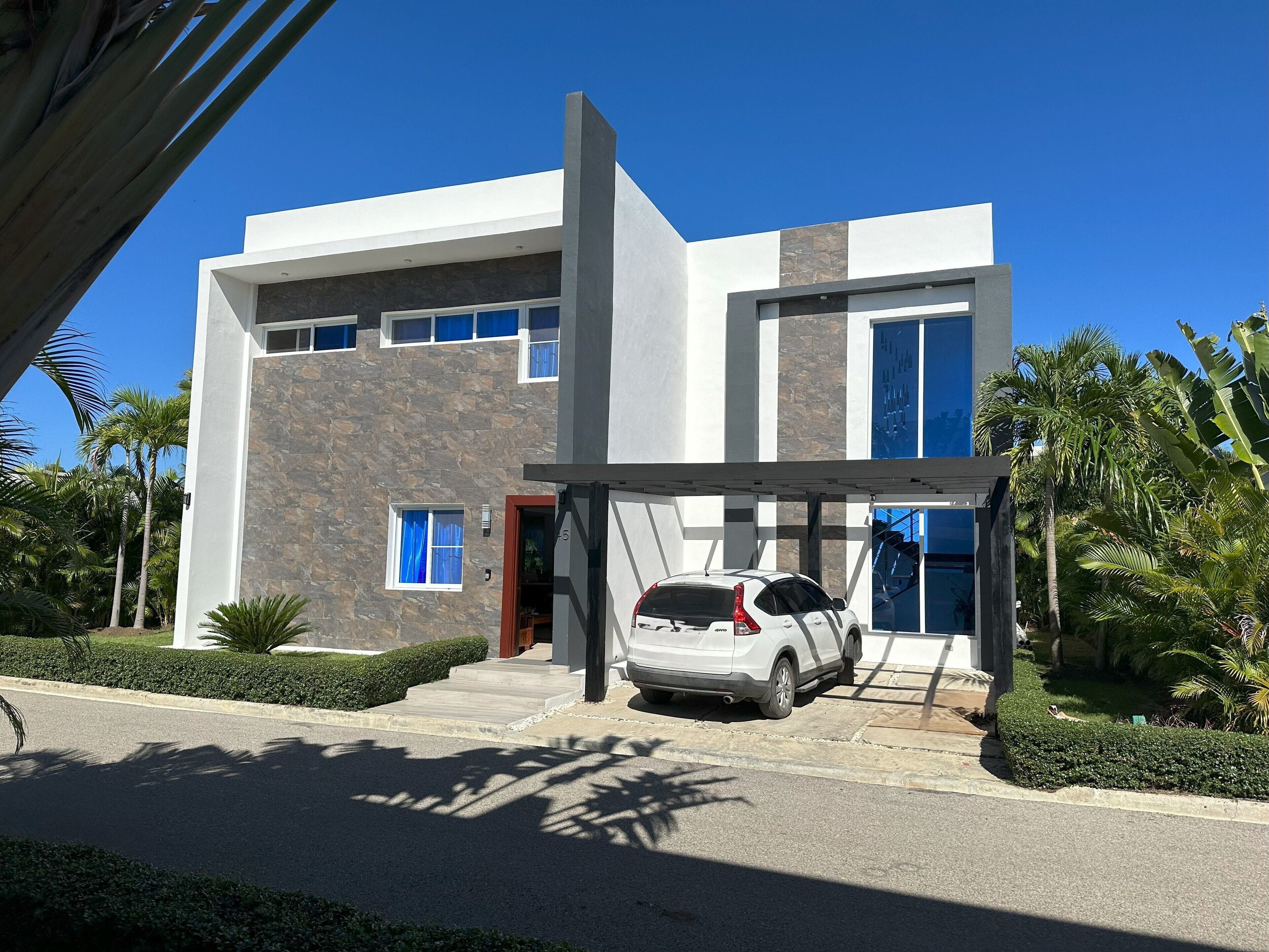 Voorkant van accommodatie