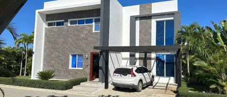 Overnatningsstedets facade