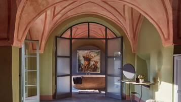 Exclusive Double Room, Patio, Garden View | In-room safe, blackout drapes, iron/ironing board, free WiFi