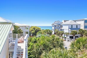 Property grounds - 175 yards to beach with Private Pool, Gulf View, Bikes, and Golf Cart (Santa Rosa Beach)
