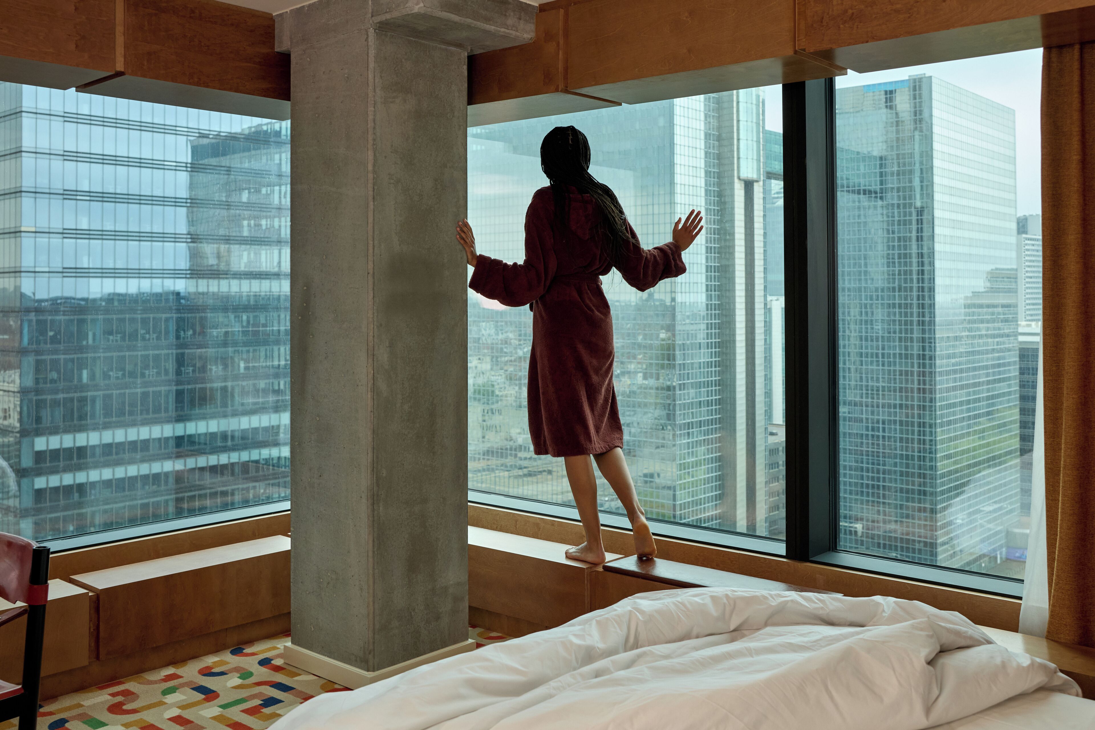 Premium bedding, minibar, in-room safe, laptop workspace
