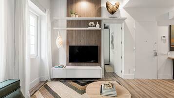 Deluxe Apartment, 2 Bedrooms, Non Smoking | Living area | Flat-screen TV