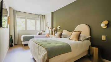 Skrivebord, strygejern/strygebræt, gratis Wi-Fi, sengetøj