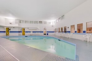 Indoor pool, a heated pool - Ultimate cozy 1BR ski-in/ski-out getaway w/ shared indoor hot tub & pool (Newry)