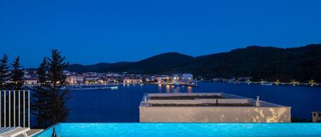 Una piscina climatizada