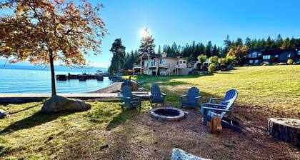 Cozy Lakefront Apartment w/ Private Beach