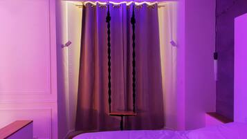 1 chambre, fer et planche Ă repasser, Wi-Fi gratuit, draps fournis