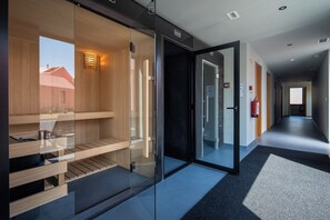 Sauna, boblebad, dampbad