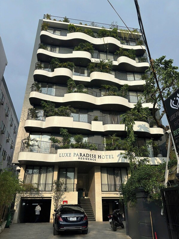 Voorkant van accommodatie