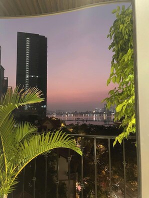 Uitzicht vanuit accommodatie