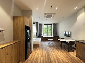 Studio, balcon | Literie hypoallergénique, chambres insonorisées