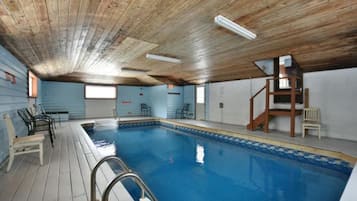 Indoor pool, a heated pool