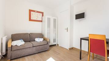 Een smart-tv en een kantoor