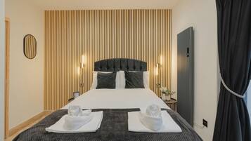 1 habitación, tabla de planchar con plancha, wifi y ropa de cama