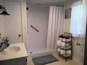 Towels, soap, toilet paper