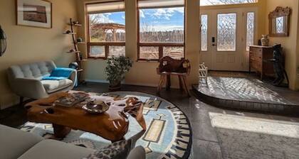 Unique 4-bedroom house on the edge of Santa Fe filled with amazing things.