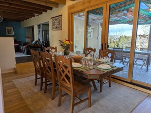 Dining - Unique 4-bedroom house on the edge of Santa Fe filled with amazing things. (Santa Fe)