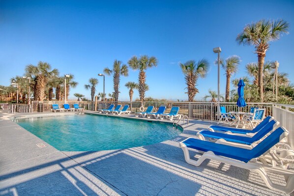 Indoor pool, outdoor pool