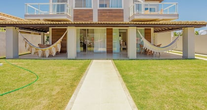 BJ10 Spectacular house with 3 suites 150m from the beach - Barra de Jacuípe
