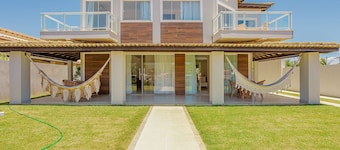 BJ10 Spectacular house with 3 suites 150m from the beach - Barra de Jacuípe