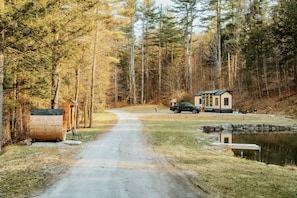 Property grounds - Thistle House at Camp Greenwood Vermont with Sauna (Chester)