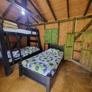 Family Cabin, Balcony, Garden View