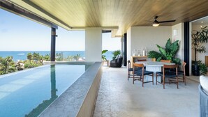 Leilighet – comfort, sjøutsikt | Terrasse/patio