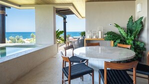 Leilighet – comfort, sjøutsikt | Terrasse/patio