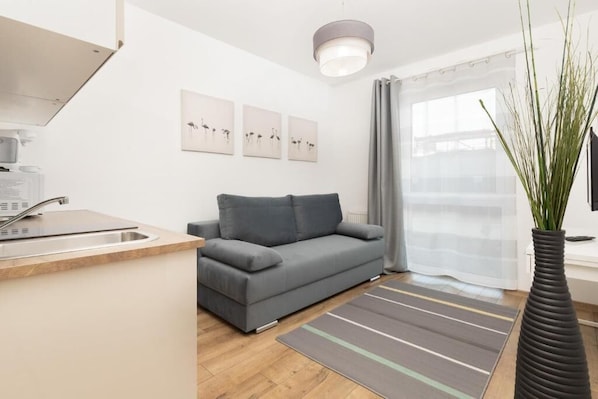 Comfort Apartment | 1 bedroom, soundproofing, iron/ironing board, free WiFi