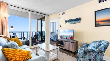 Una Smart TV, una oficina