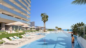 Outdoor pool - ROMERO APARTMENTS SUNSET CLIFFS BENIDORM (Benidorm)